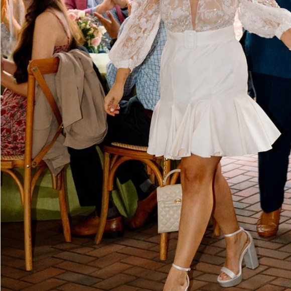 Rime Arodaky Amalfi grain de poudre and embellished tulle mini dress - 6 - Picture 4 of 6